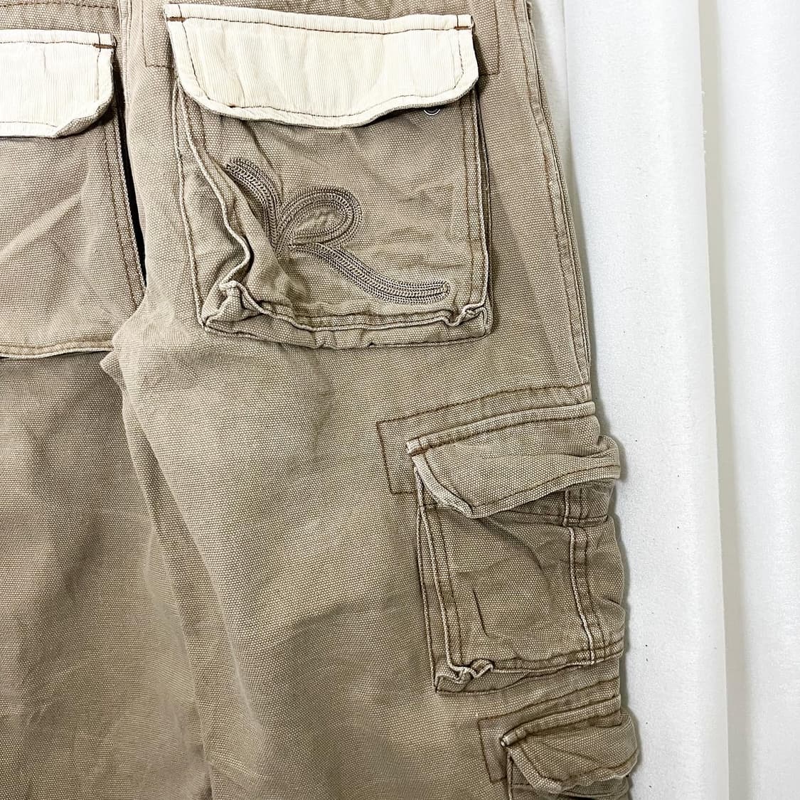 로카웨어 베이지 카고 조거 팬츠 상품이미지7