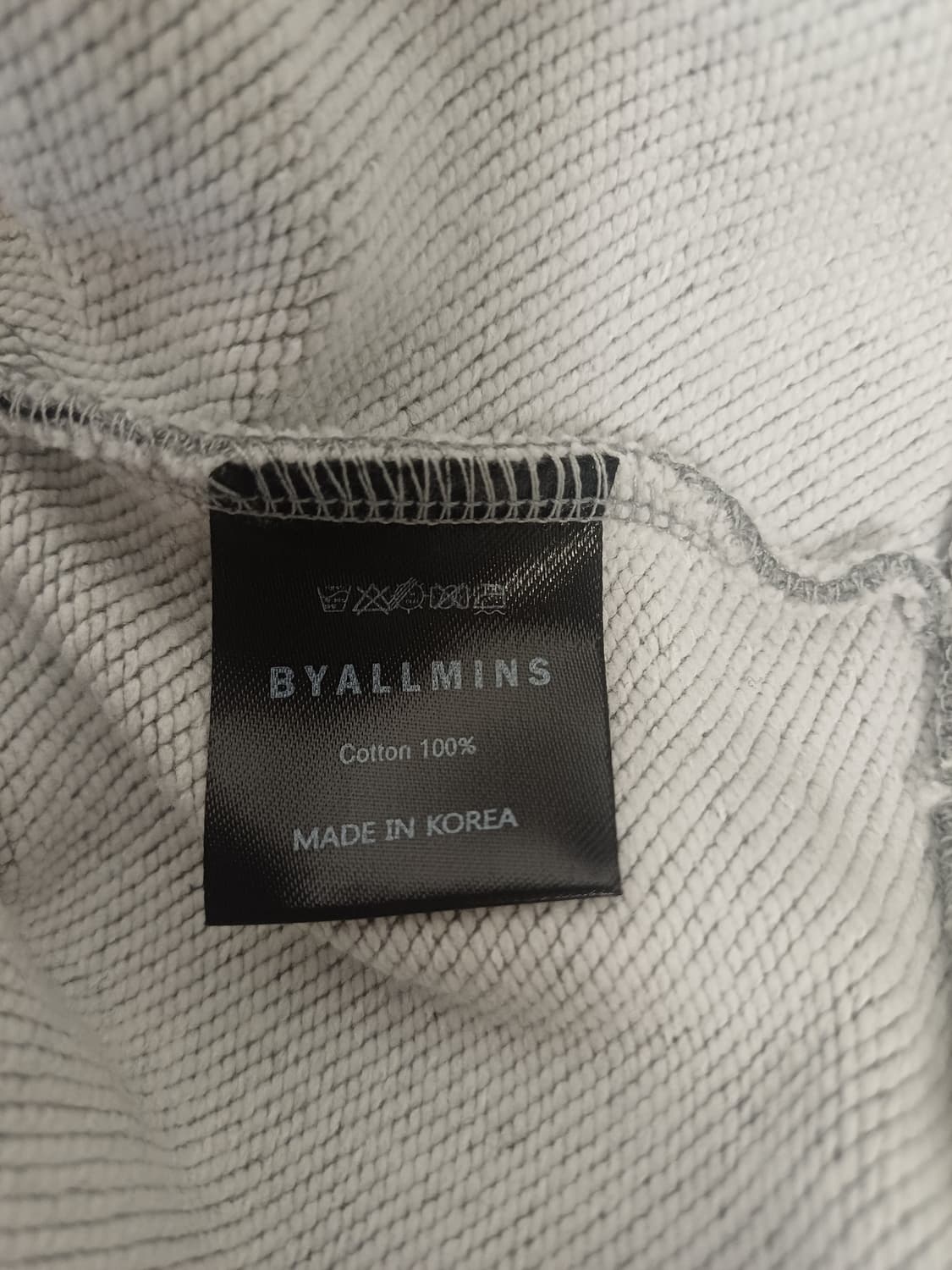 바이올민스(BYALLMINS) BAMS 로고 후드티 (XL/105급) 상품이미지8