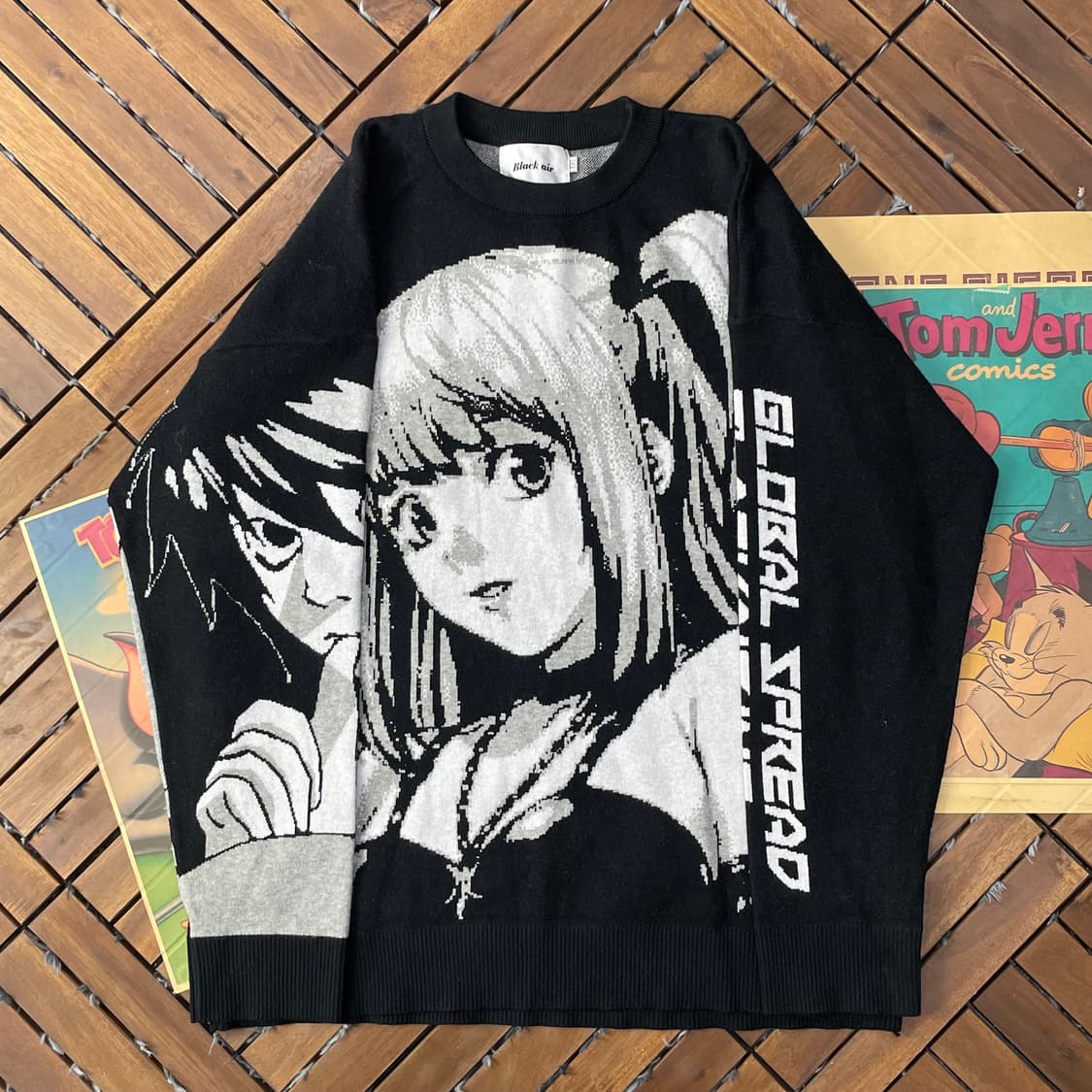 [2XL]데스노트 아마네 미사 라운드넥 니트 상품이미지1
