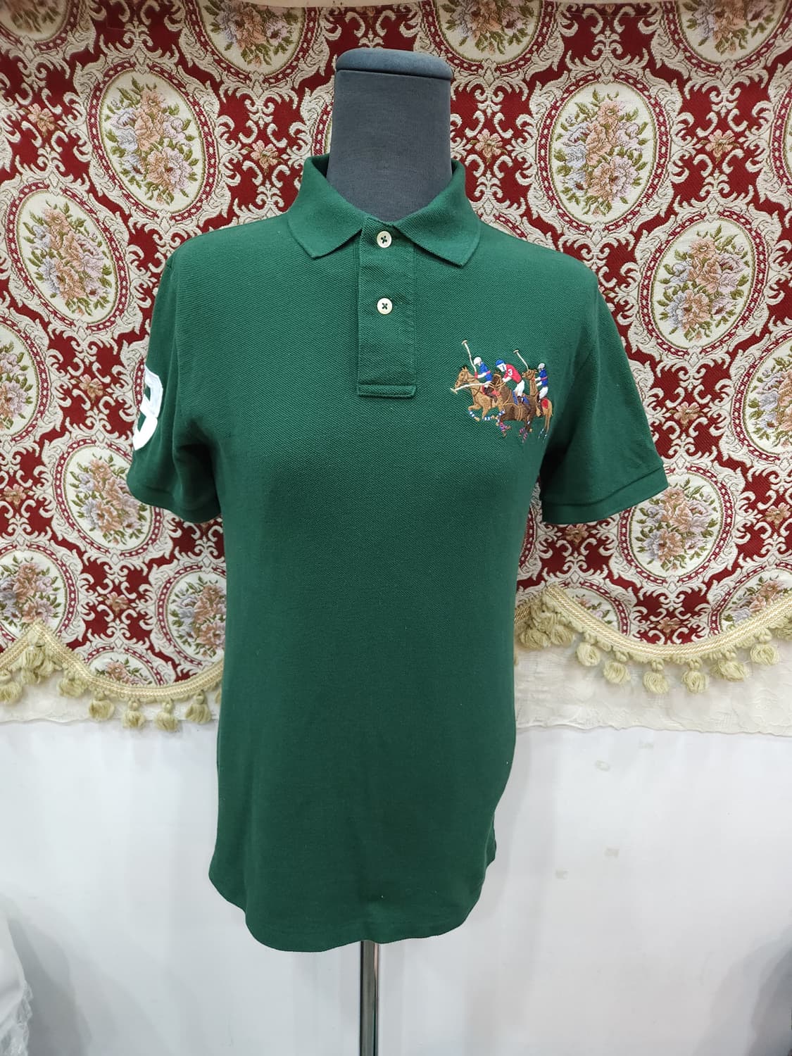 폴로 랄프로렌 그린 트리플 빅포니 반팔 pk 카라티

 상품이미지1