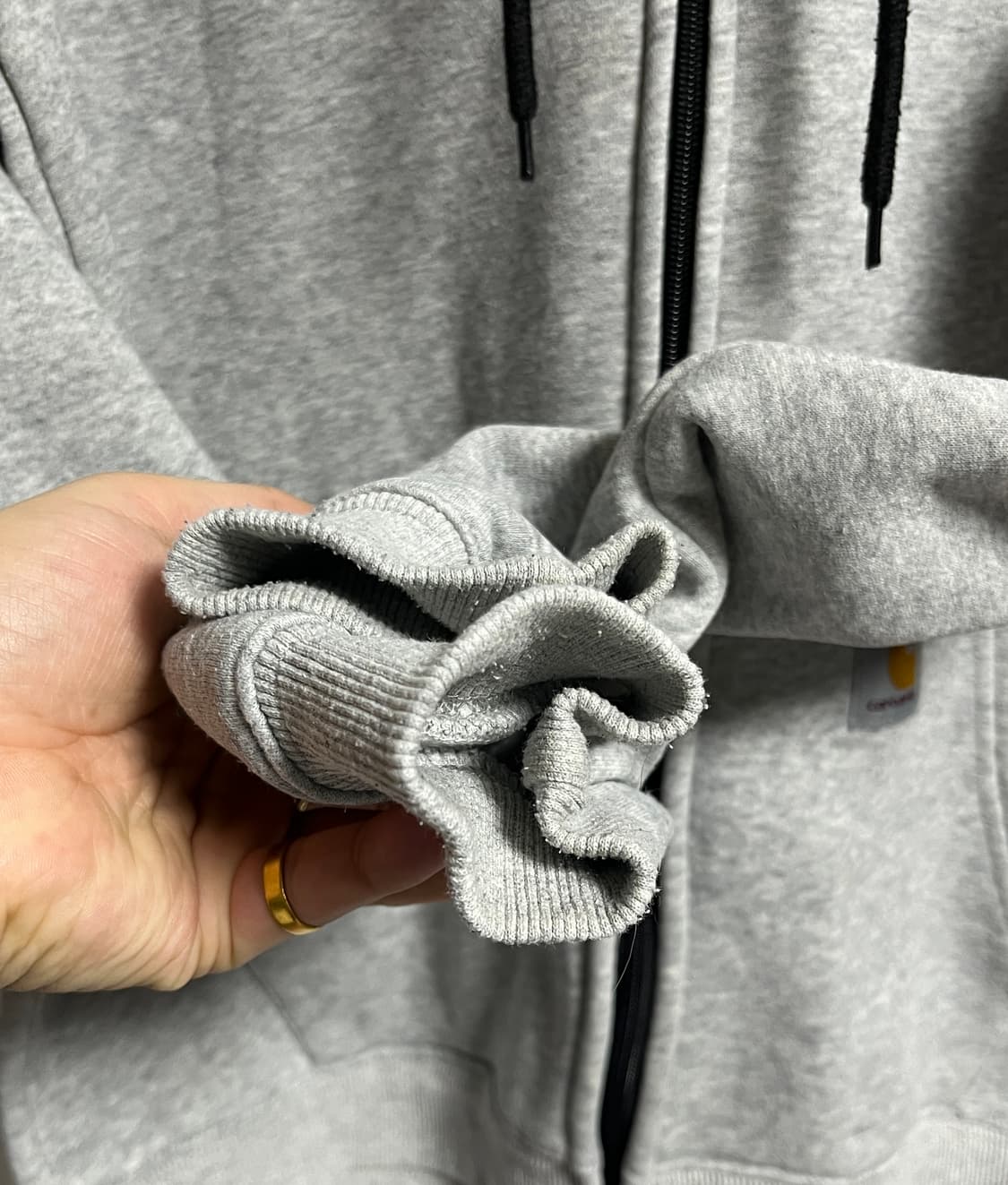 공용 칼하트 기모 후드집업 후드티 L 상품이미지2