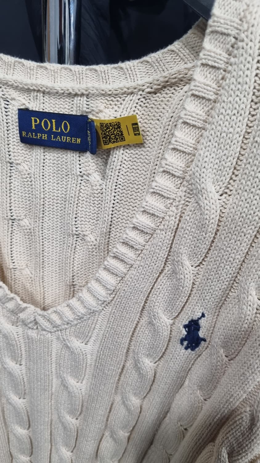 폴로랄프로렌 레이디 2장일괄 브이넥 케이블 니트 s사이즈(90~95) 상품이미지7