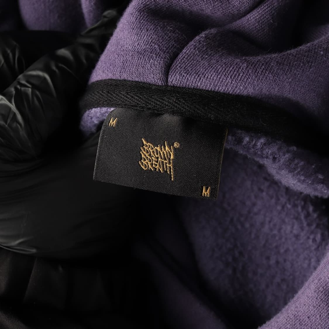 브라운브레스 TAG OG 빅로고 기모 후드티 퍼플 M 상품이미지5