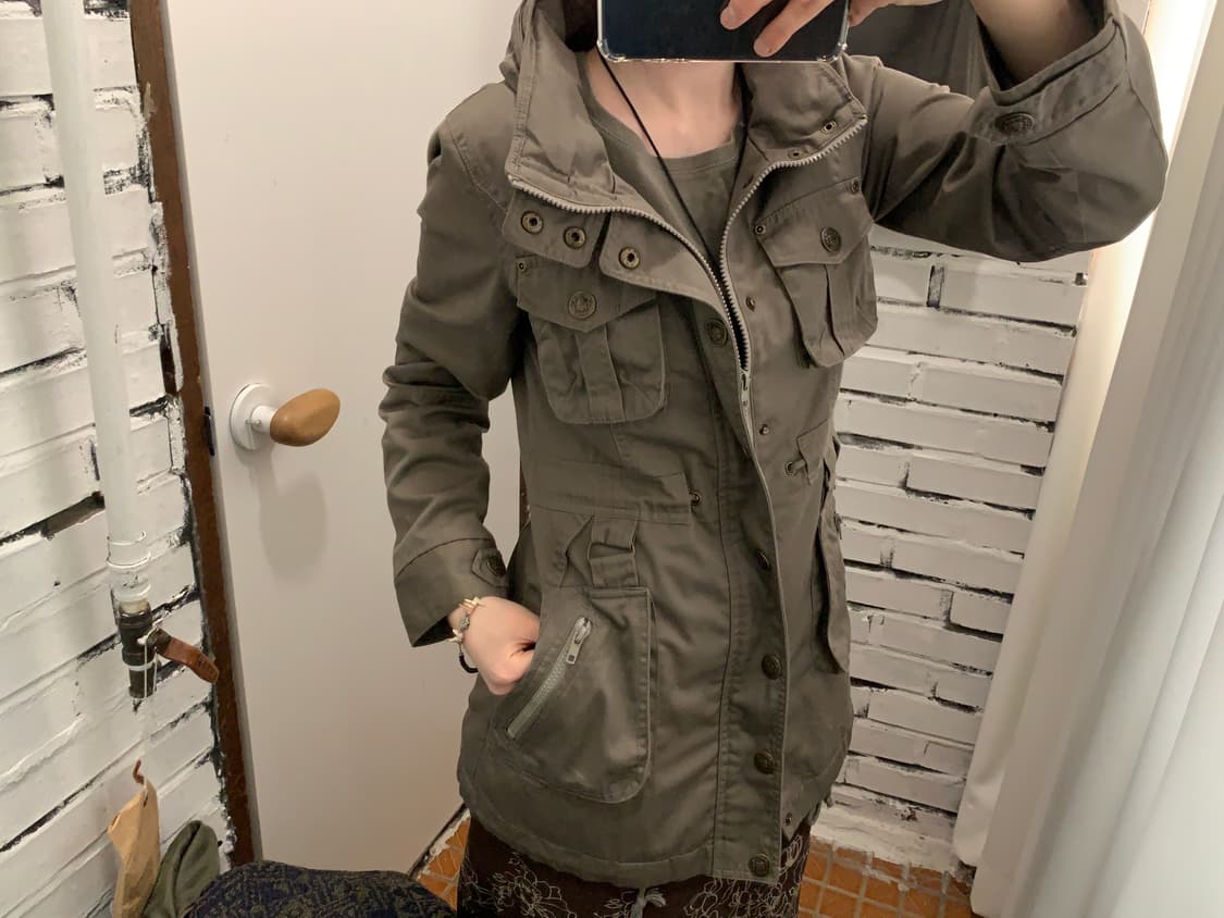 Khaki safari jacket 상품이미지1