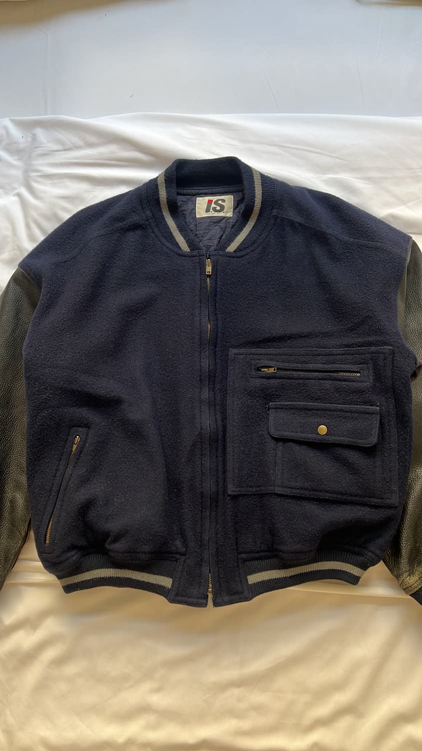 80s 빈티지 ISSEY MIYAKE 아카이브 바시티 이세이미야케 자켓 상품이미지5