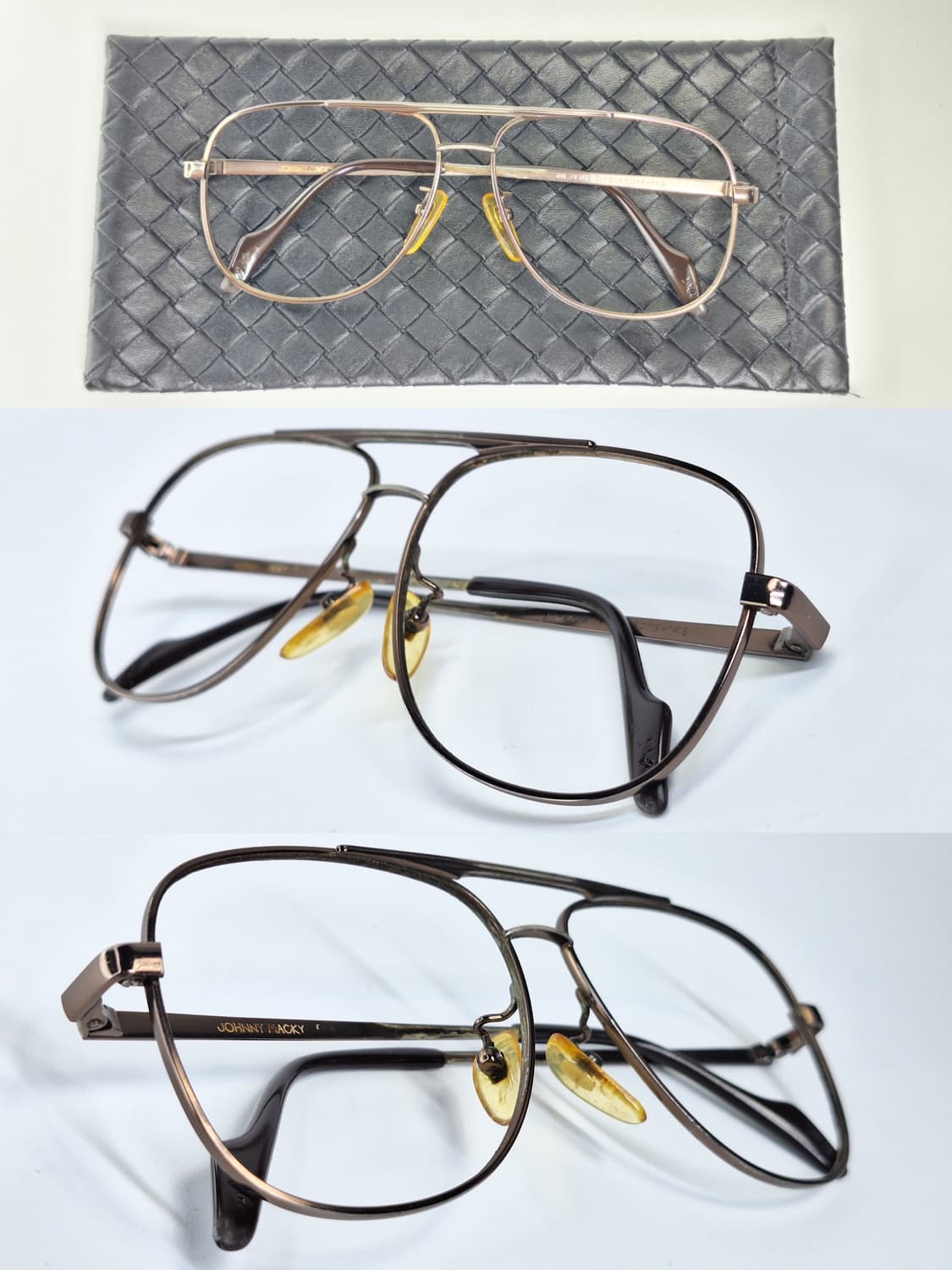 90s 빈티지 투브릿지 티타늄 안경 johnny macky jm-85 상품이미지2
