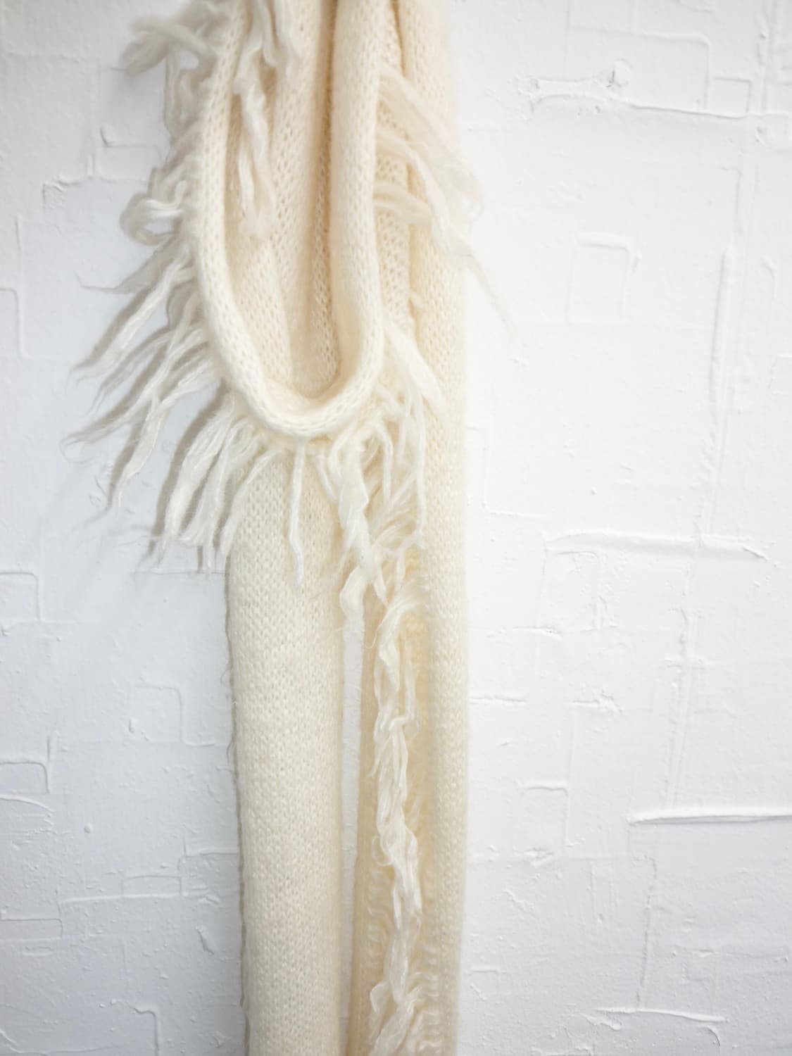 ivory knit muffler 상품이미지4