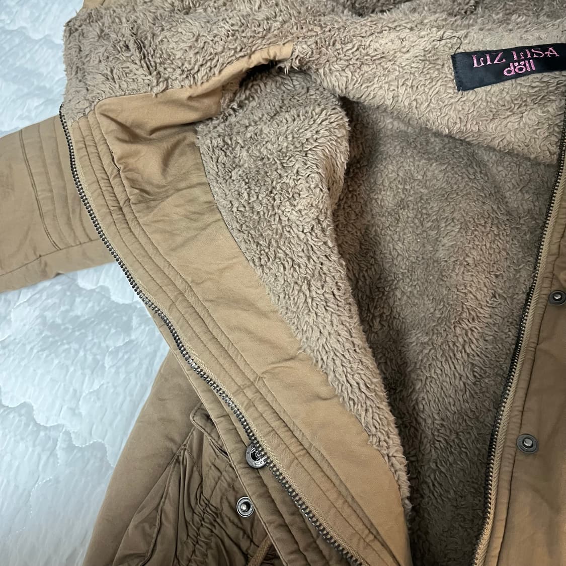 갸루깔 리즈리사 폭닥퍼안감 자켓 상품이미지9