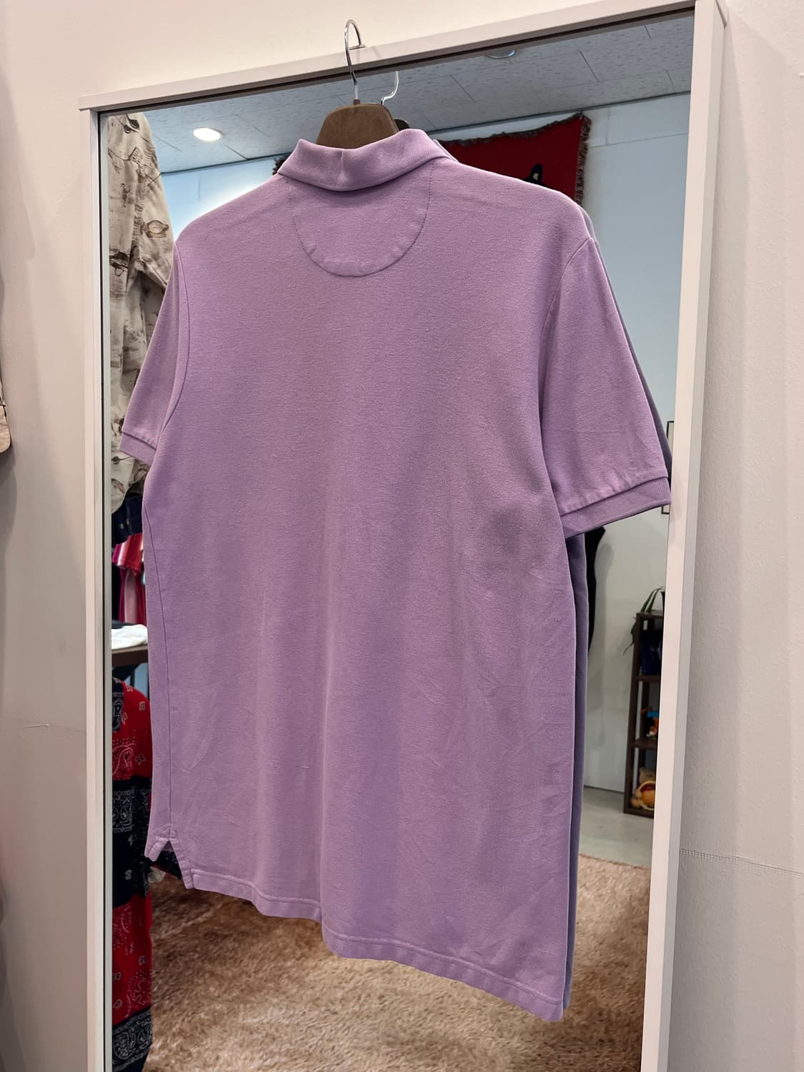 Chaps RL 챕스 랄프로렌 카라티 pk 반팔 티셔츠 (purple) 상품이미지3