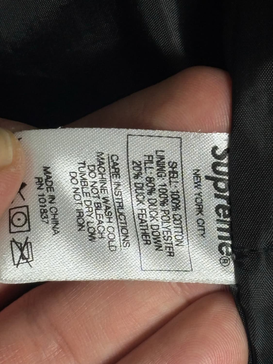 [XL] 슈프림 라이센스플레이트 푸퍼자켓 상품이미지4