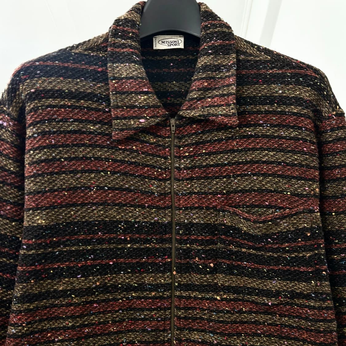 미쏘니 카라넥 니트 자켓 상품이미지6