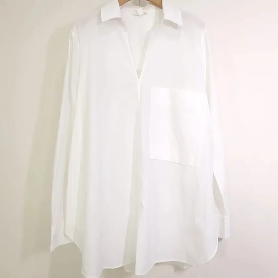 코스 화이트 오버핏 셔츠 상품이미지3