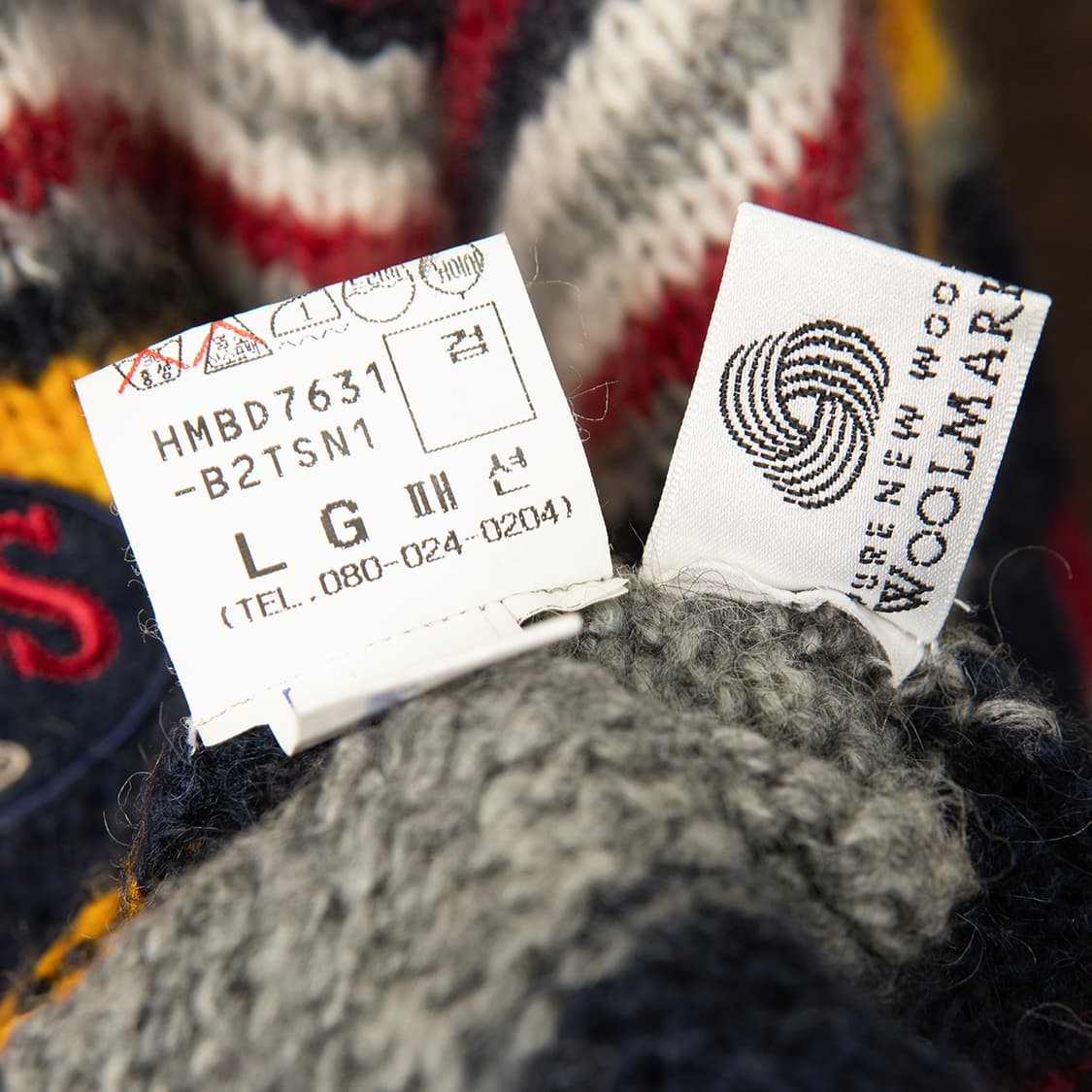 [105] 00s J.PRESS 제이프레스 멀티컬러 하프집업 니트  상품이미지7