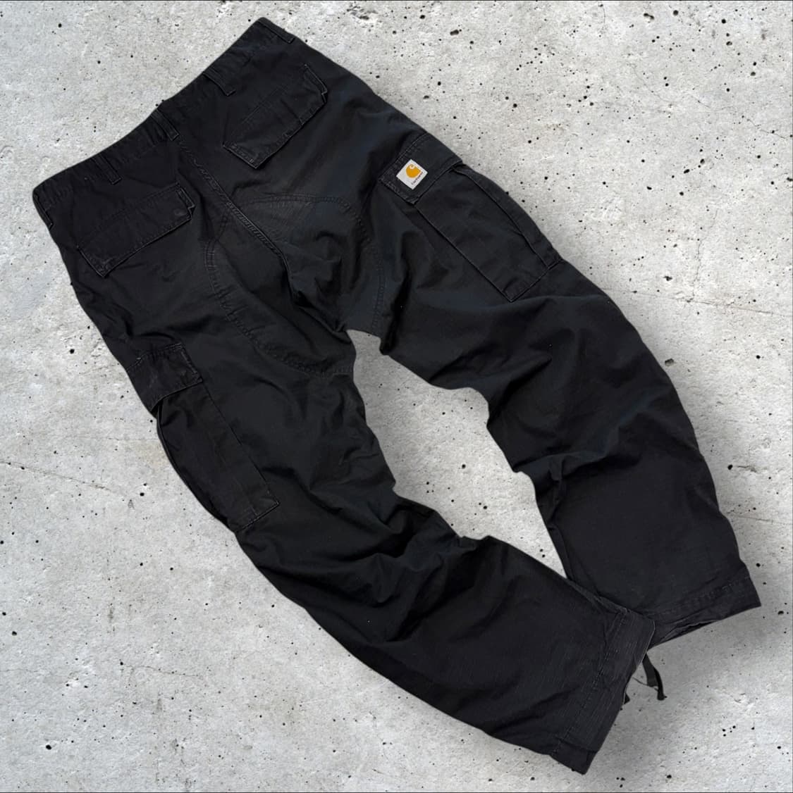 [32] 칼하트 레귤러핏 블랙 카고 바지 팬츠 B754 상품이미지1