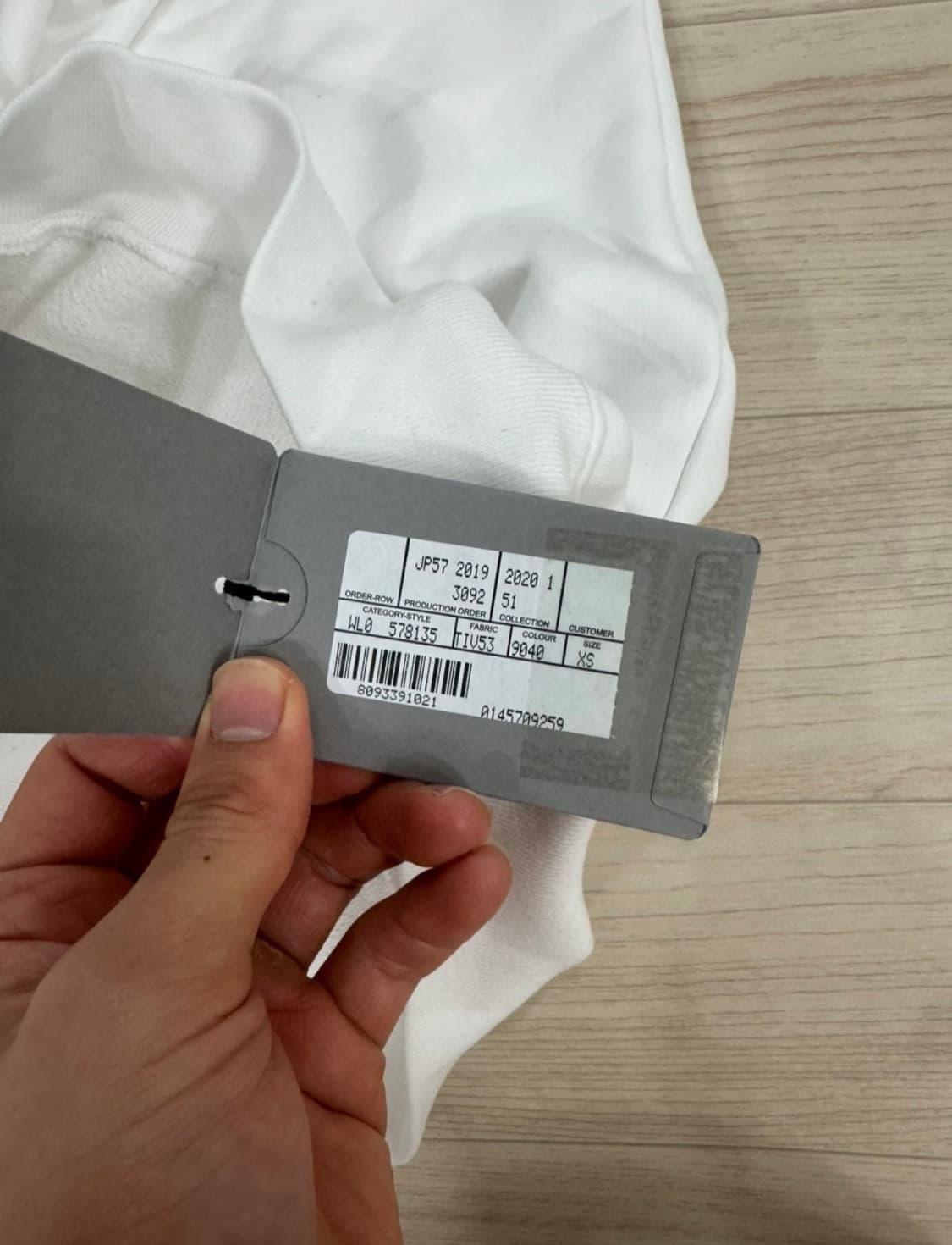 발렌시아가 웨이브 로고 후드티 XS 상품이미지3