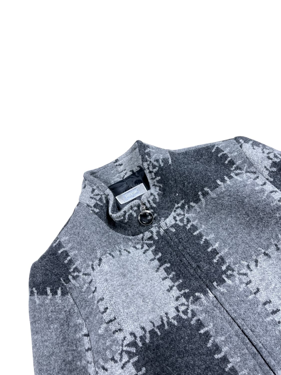 Vintage (maede in japan) 울 혼방 하이넥 자켓  상품이미지2