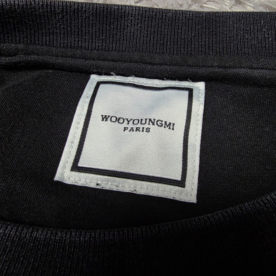 [클로젯][52]우영미 나비 백로고 스웨트셔츠 블랙 맨투맨 상품이미지6