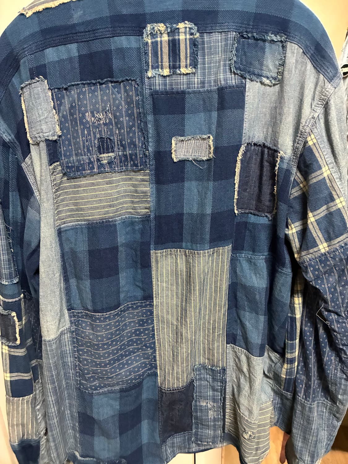 [새상품] 폴로랄프로렌 클래식핏 인디고 패치워크 워크셔츠 100/L 상품이미지9