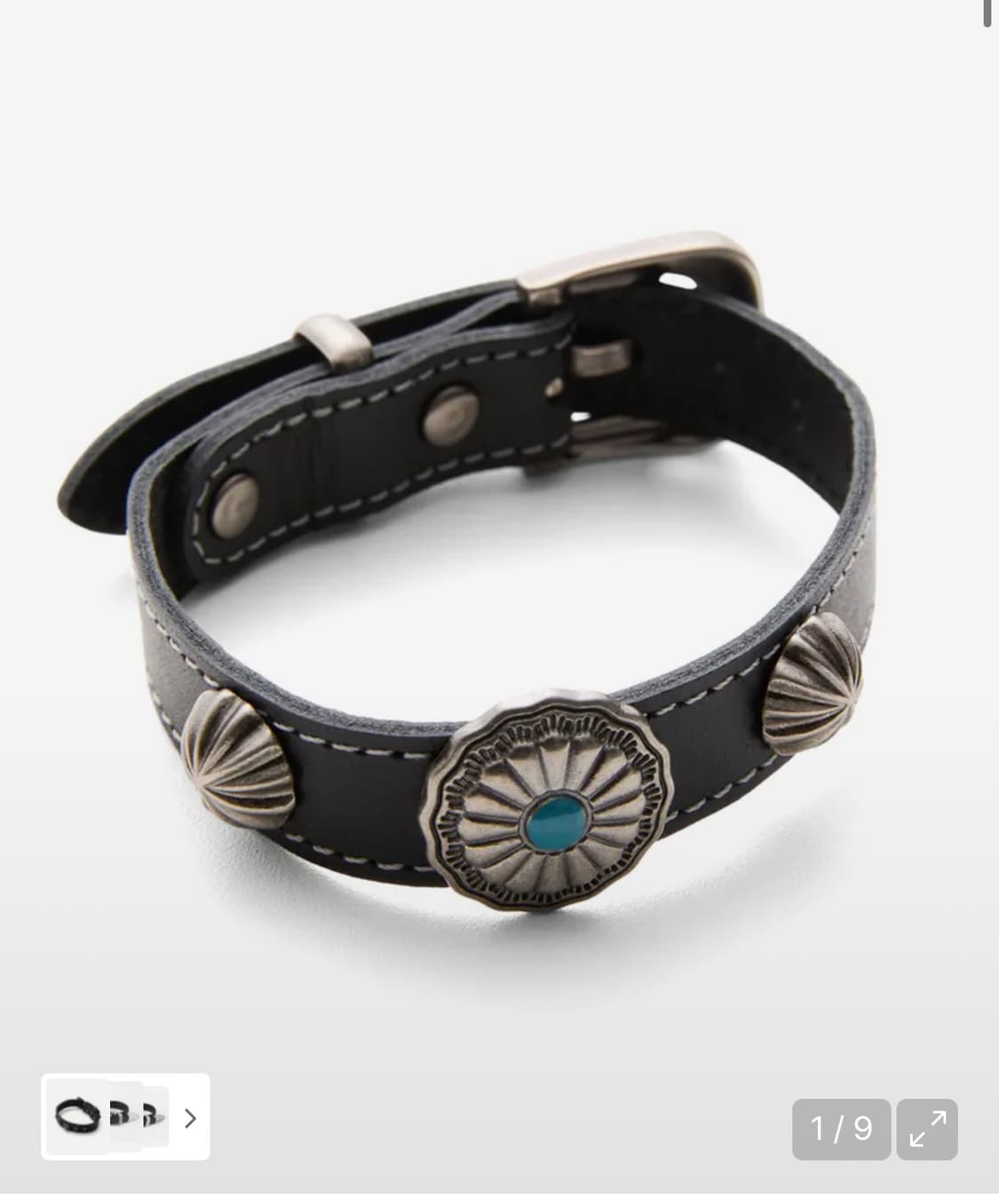 오가프 Concho Wrist Belt Black 상품이미지1