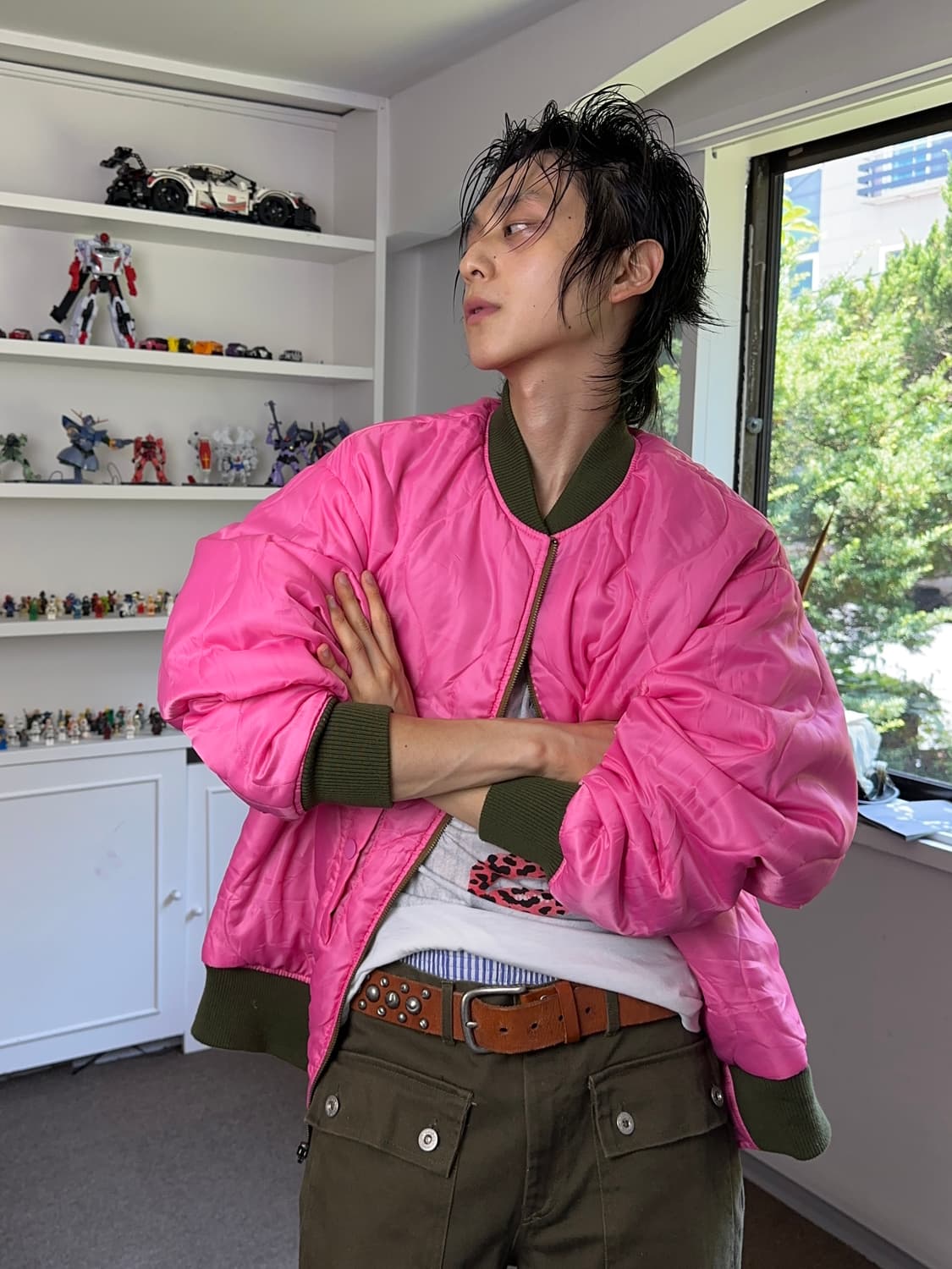 Rodeo Crowns 와펜 리버서블 봄버 상품이미지2