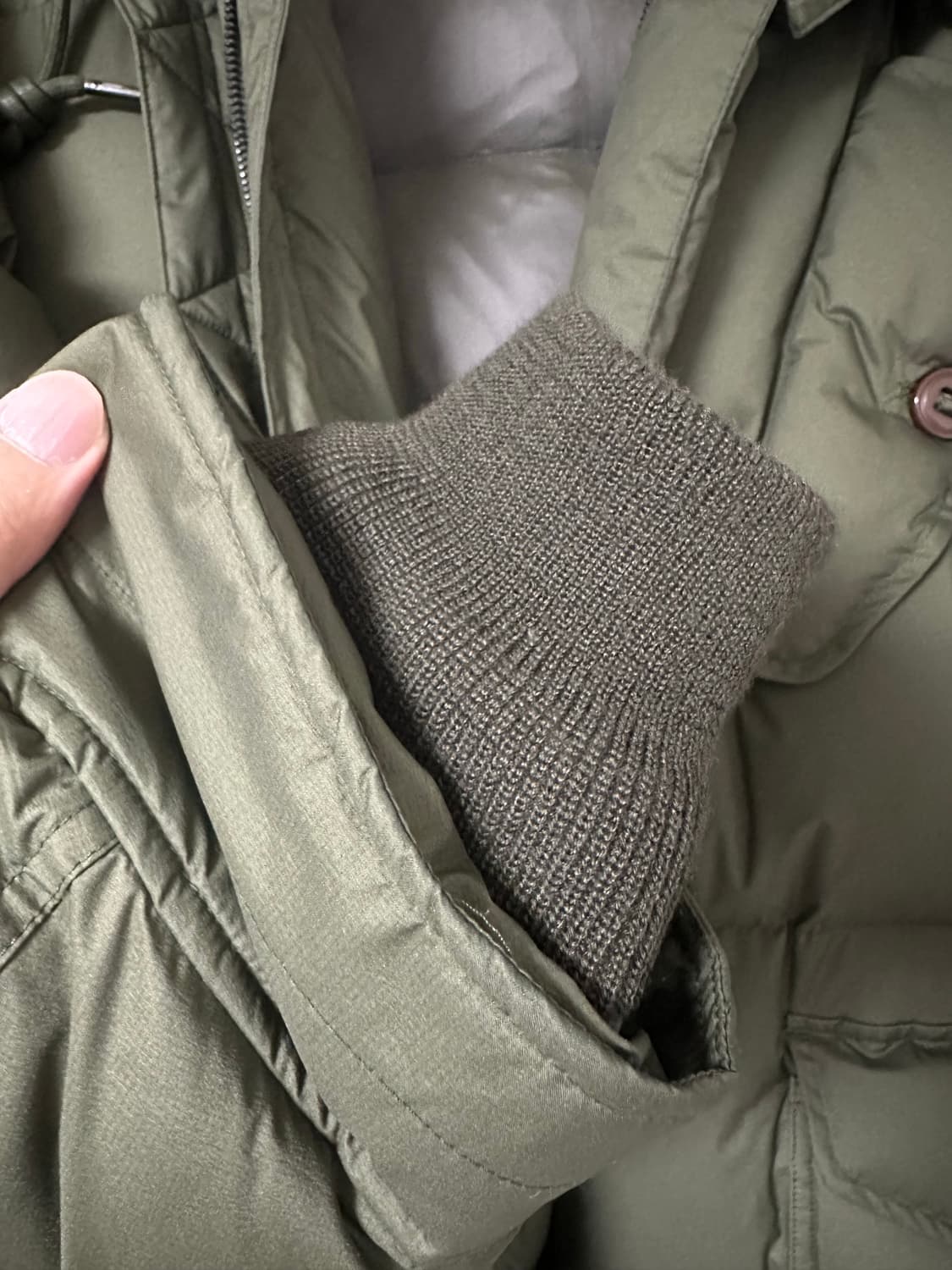 이스트로그 raf 라프 다운 패딩 (올리브 카키) XL 판매 상품이미지6