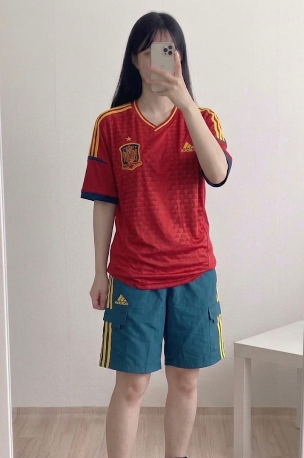 [S급]⚽️블록코어❗️아디다스 스페인 16-17 유니폼 S 상품이미지5