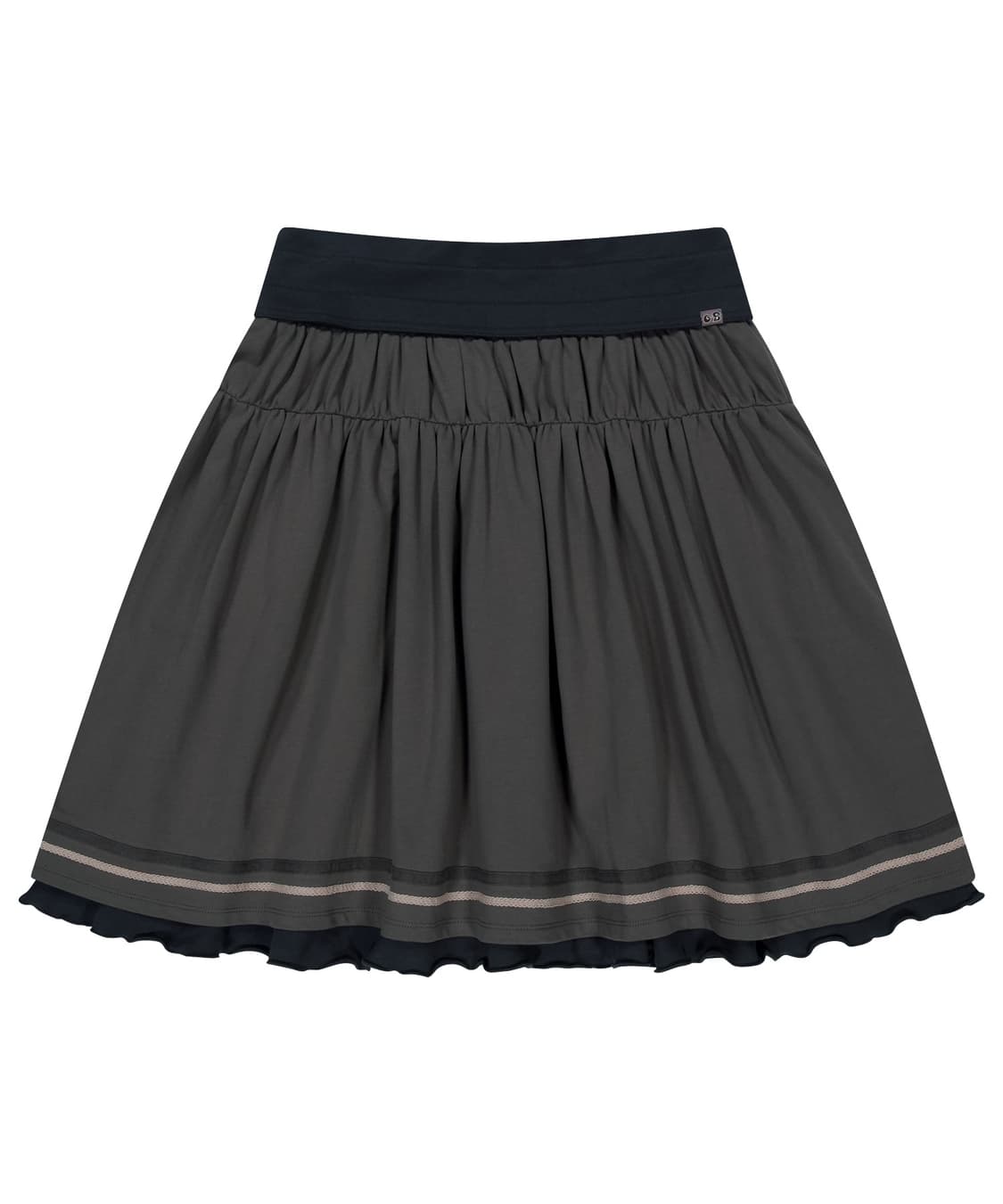 코이세이오 브라이스 폴딩 셔링 스커트 차콜 2 상품이미지1