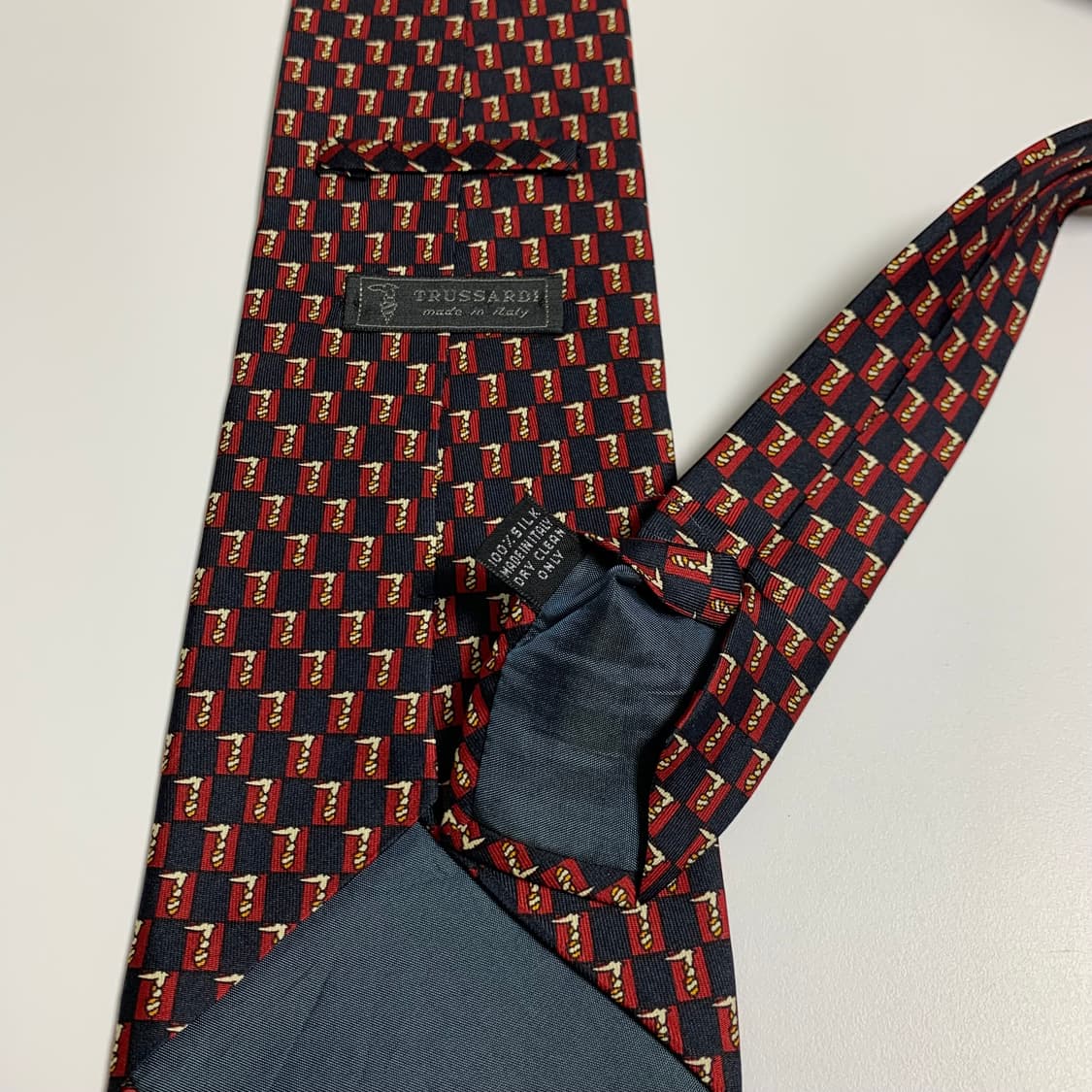 트루사르디 모노그램 명품넥타이 이태리 100실크 A+등급 장폭 상품이미지7
