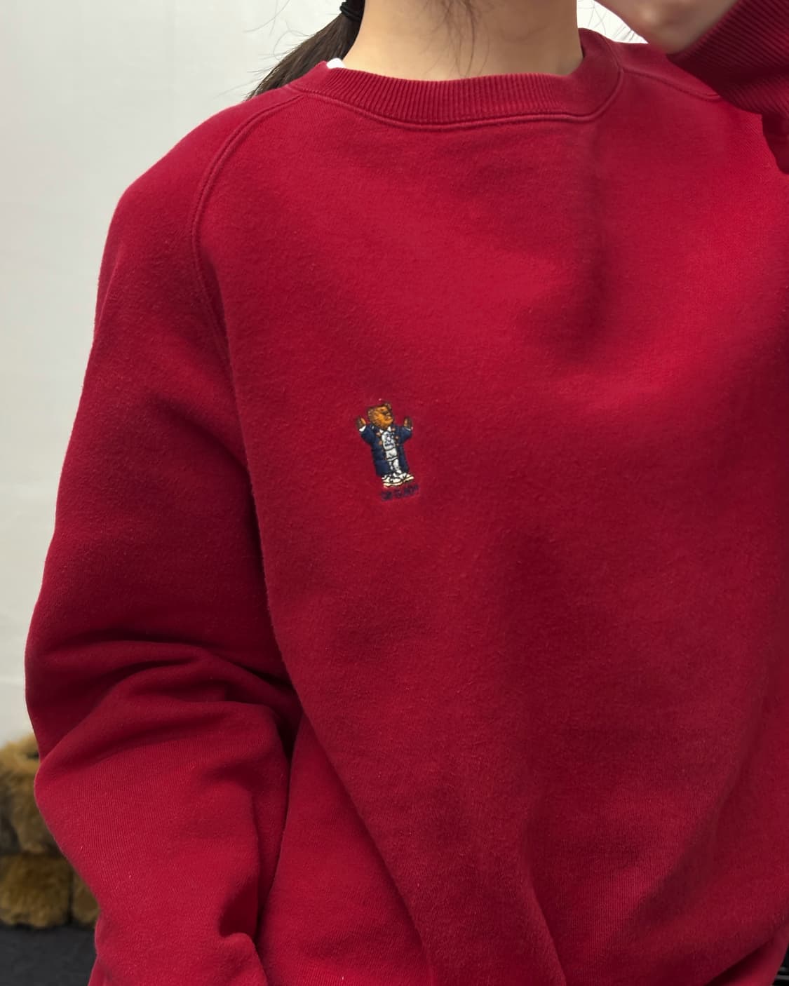 폴로 베어 자수 90s 맨투맨 상품이미지3