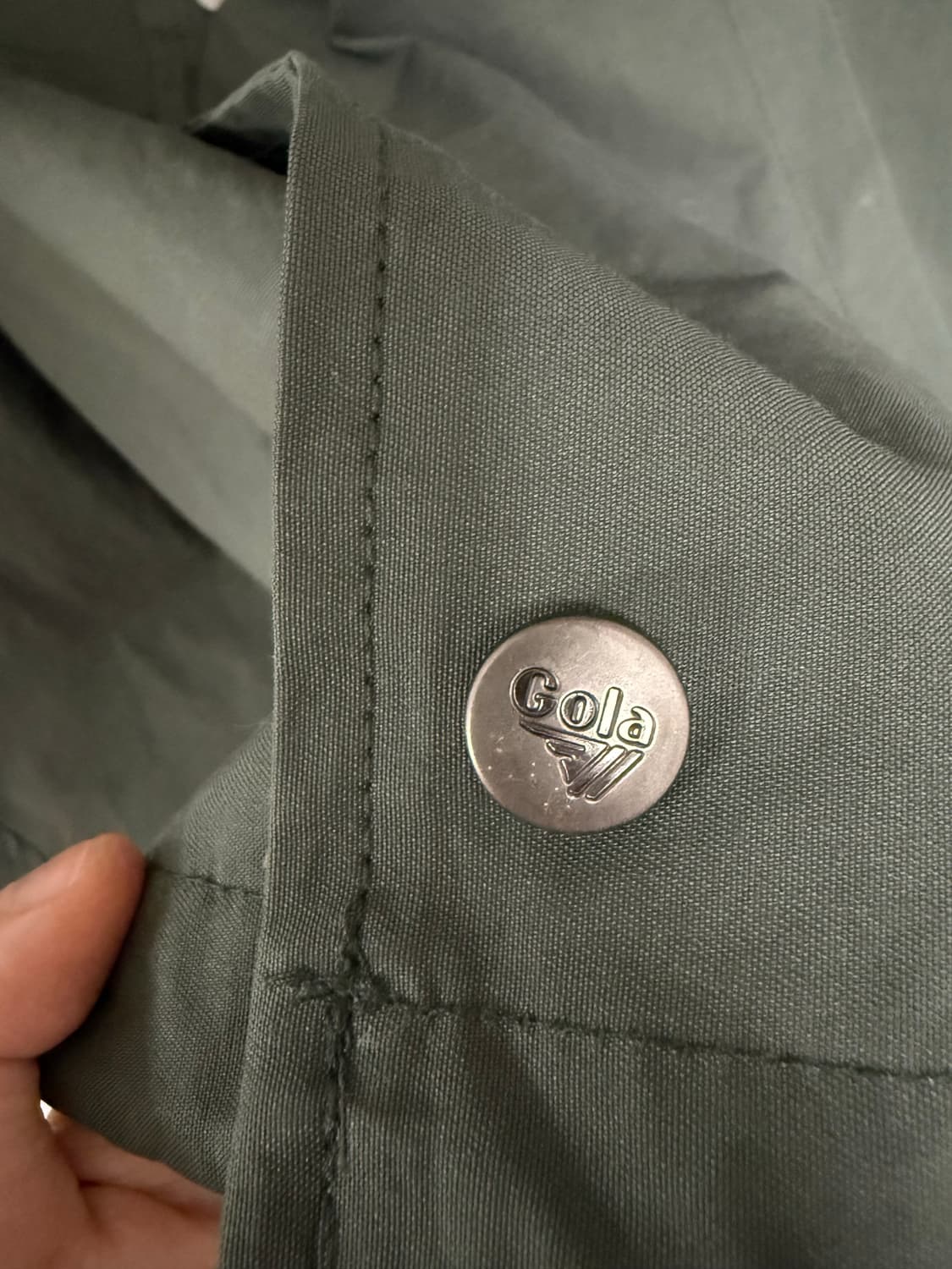 골라 코치자켓 카키 상품이미지7