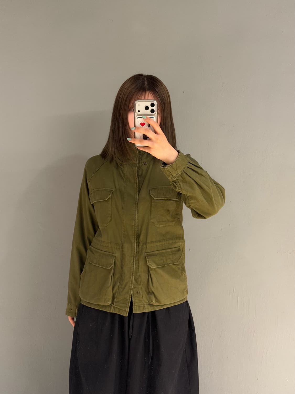 high-neck multi pocket field jacket 상품이미지2