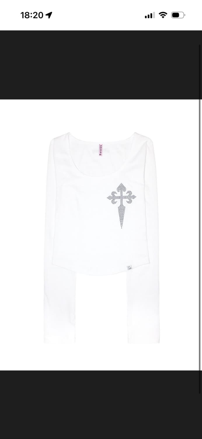 eessay 에세이 세라픽 티셔츠 화이트 상품이미지1