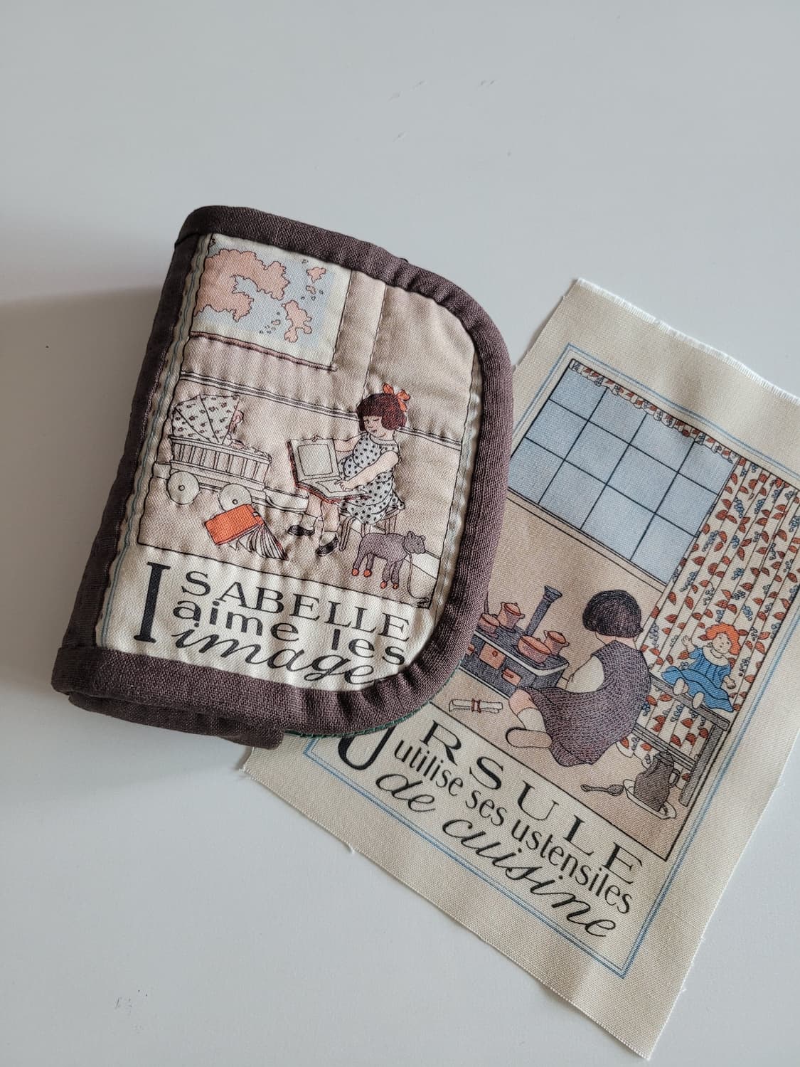 올드브라운퀼트지갑/핸드메이드/퀼트소품/퀼트파우치/파우치 상품이미지6