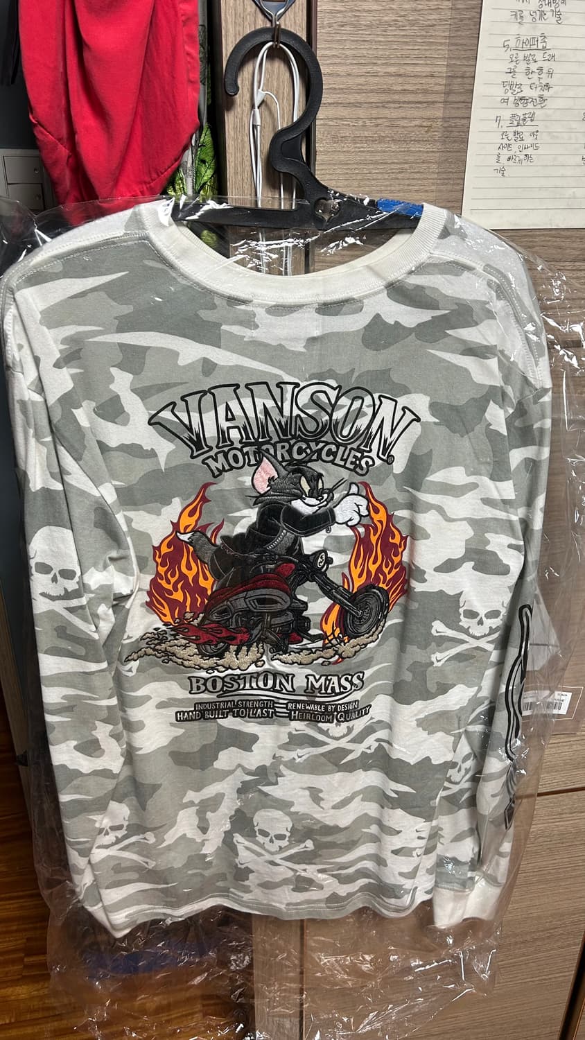 Vanson X roonietoons camo longsleeve 상품이미지5