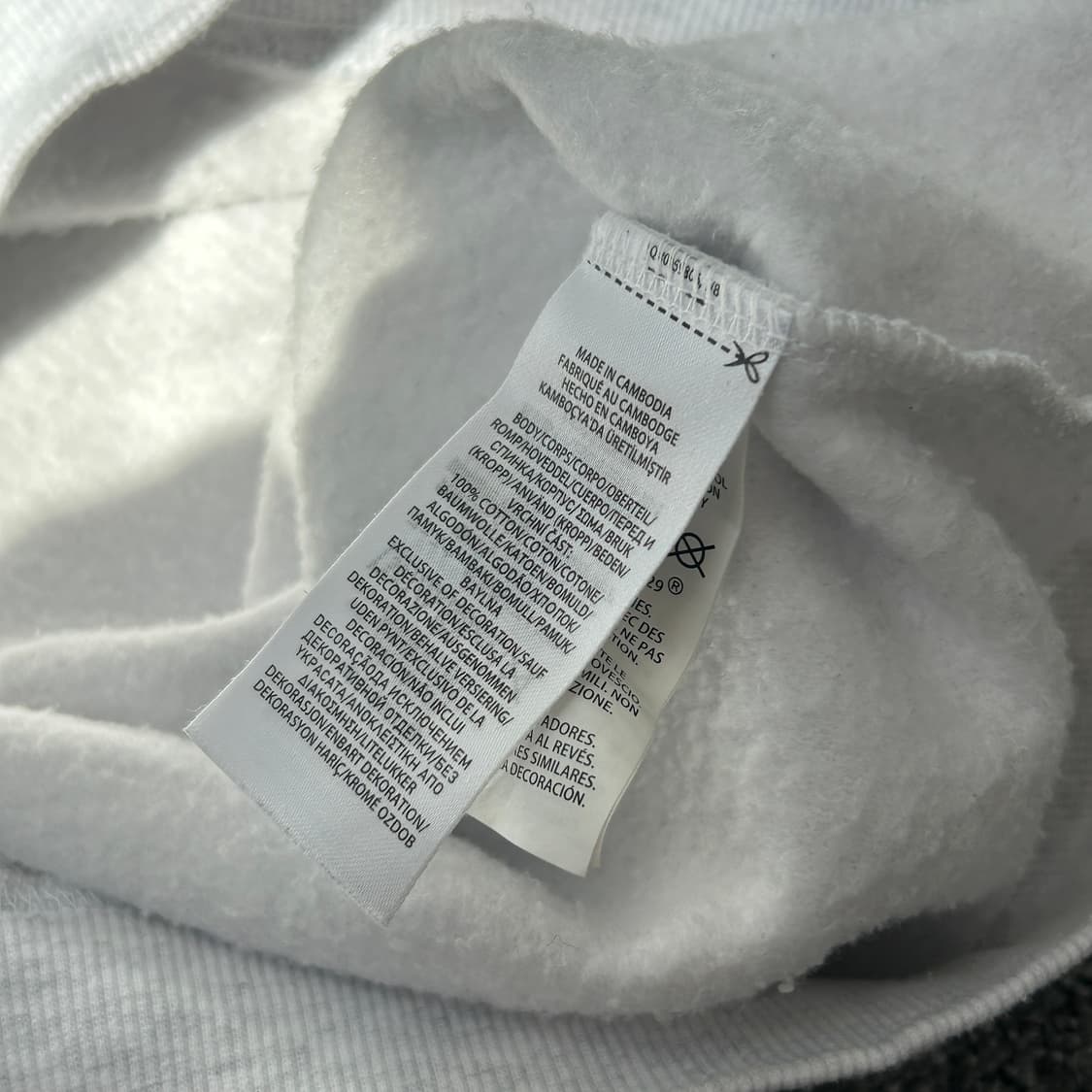 폴로 랄프로렌 멜란지 그레이 기모 맨투맨 상품이미지8