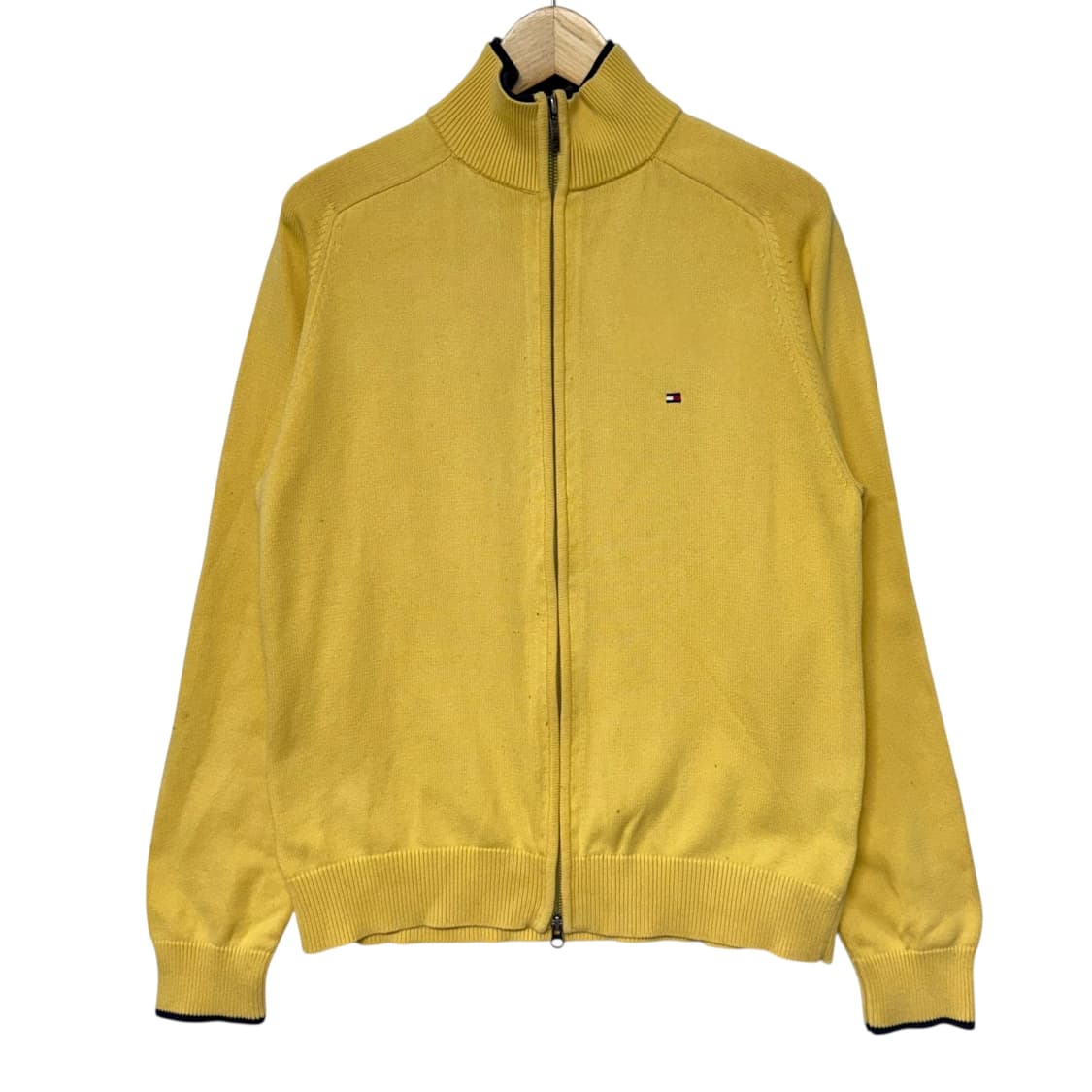 타미힐피거 스몰로고 니트집업 상품이미지1