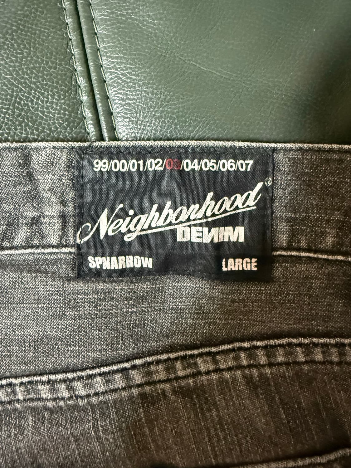 네이버 후드 데님 팬츠 상품이미지3