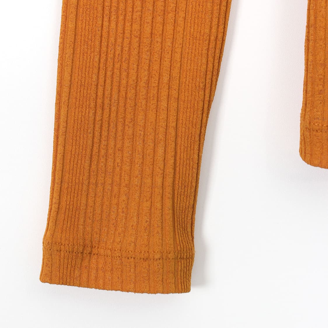 앤아더스토리즈 오렌지 골지 반집업 니트 상품이미지5