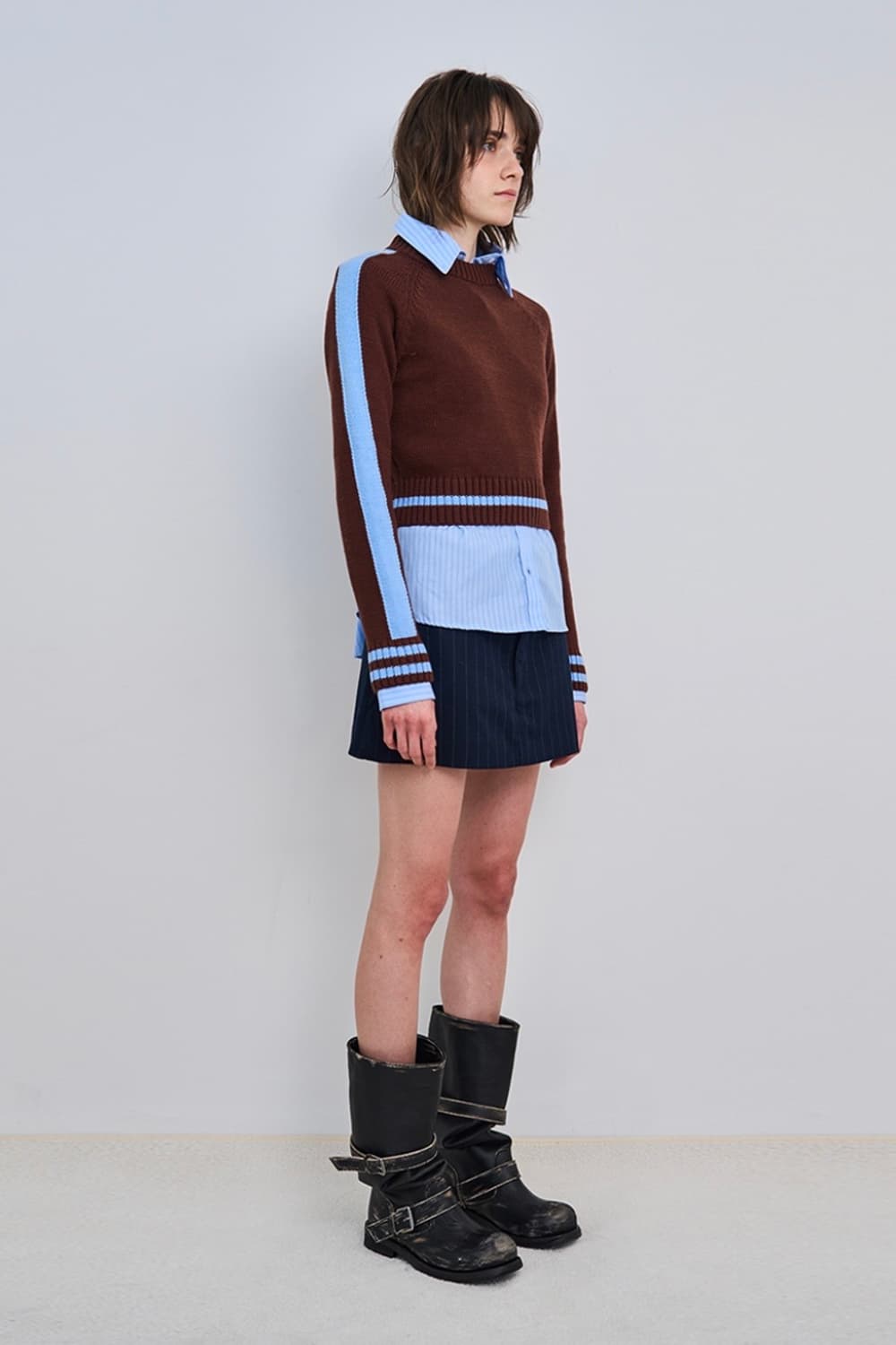 네거티브쓰리 Slouchy Long Boots_Rub off black 상품이미지4