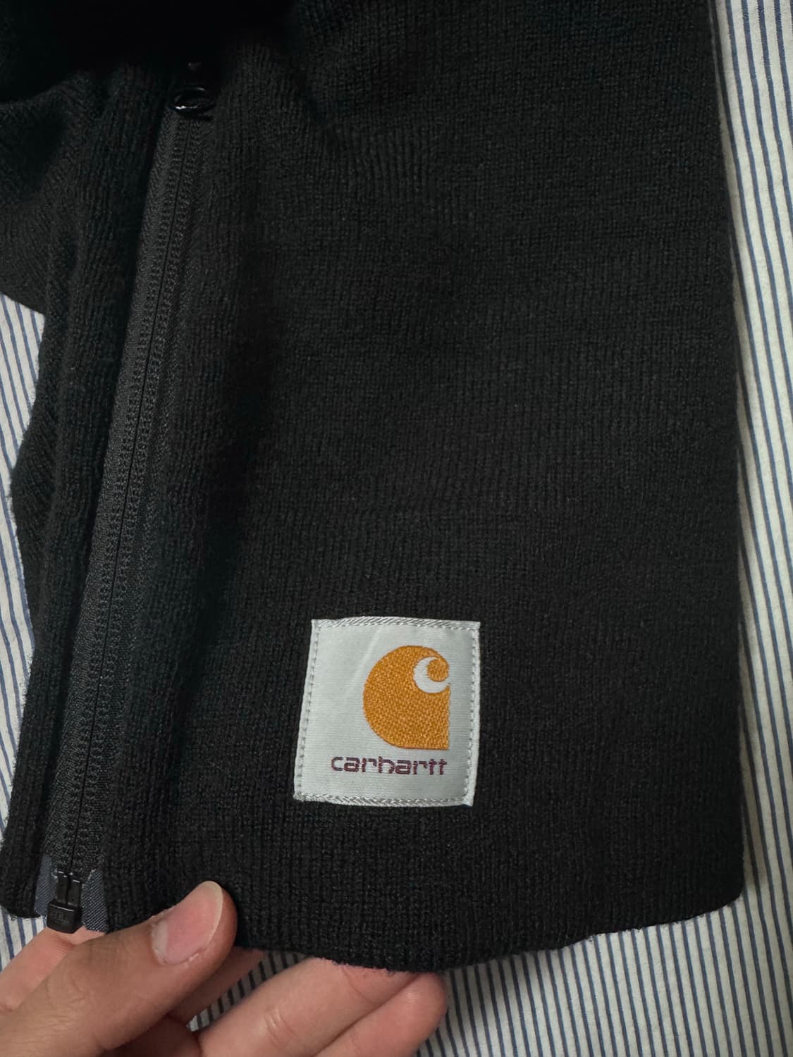 칼하트 wip 집업 바라클라바 블랙 상품이미지5