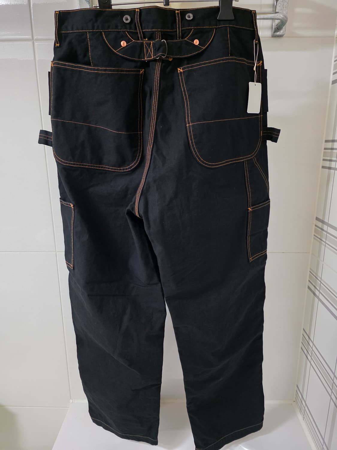 캐피탈 씬 캔버스 럼버 팬츠 블랙 3사이즈 상품이미지2