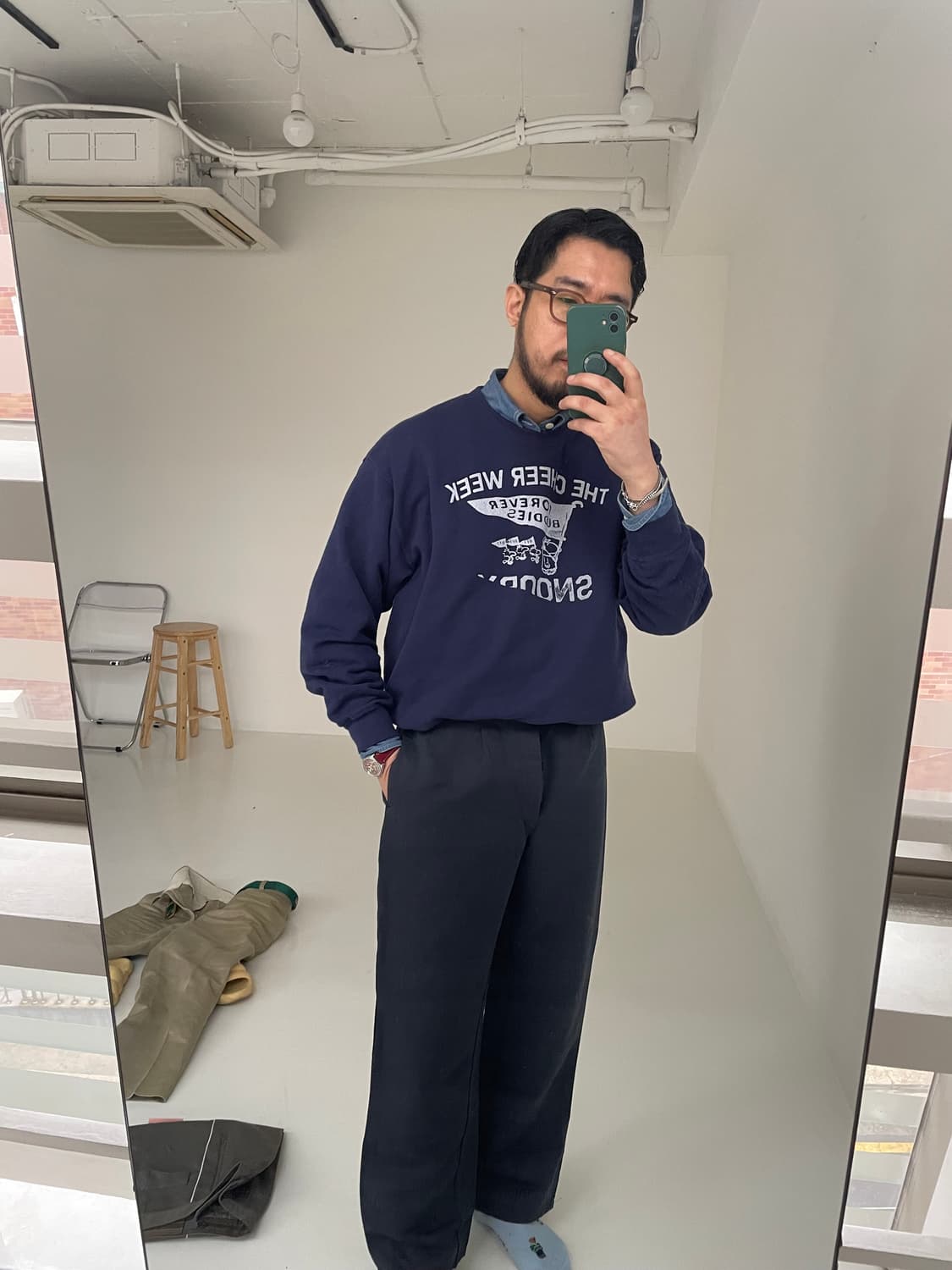 rare!! East German Navy HBT Work Pant. 상품이미지10