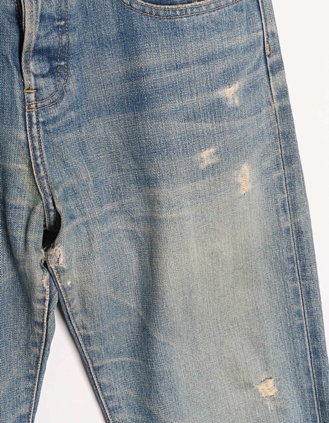  ELFORBR Damage Selvedge Denim Pant (30) 상품이미지6