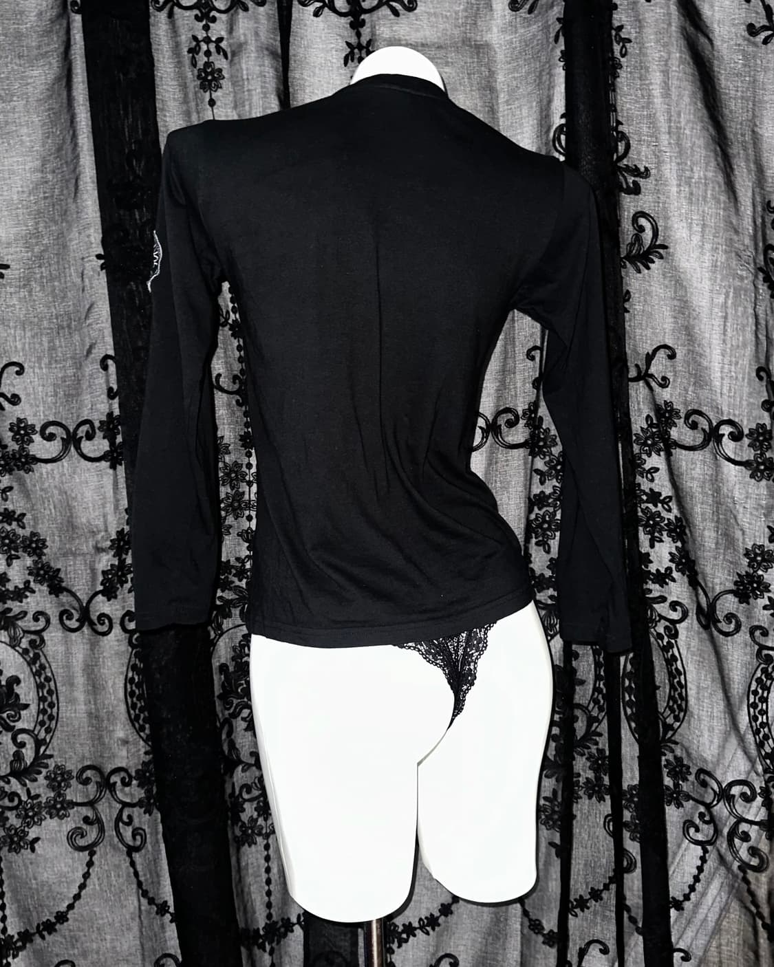 Rock chic black long sleeve 상품이미지3