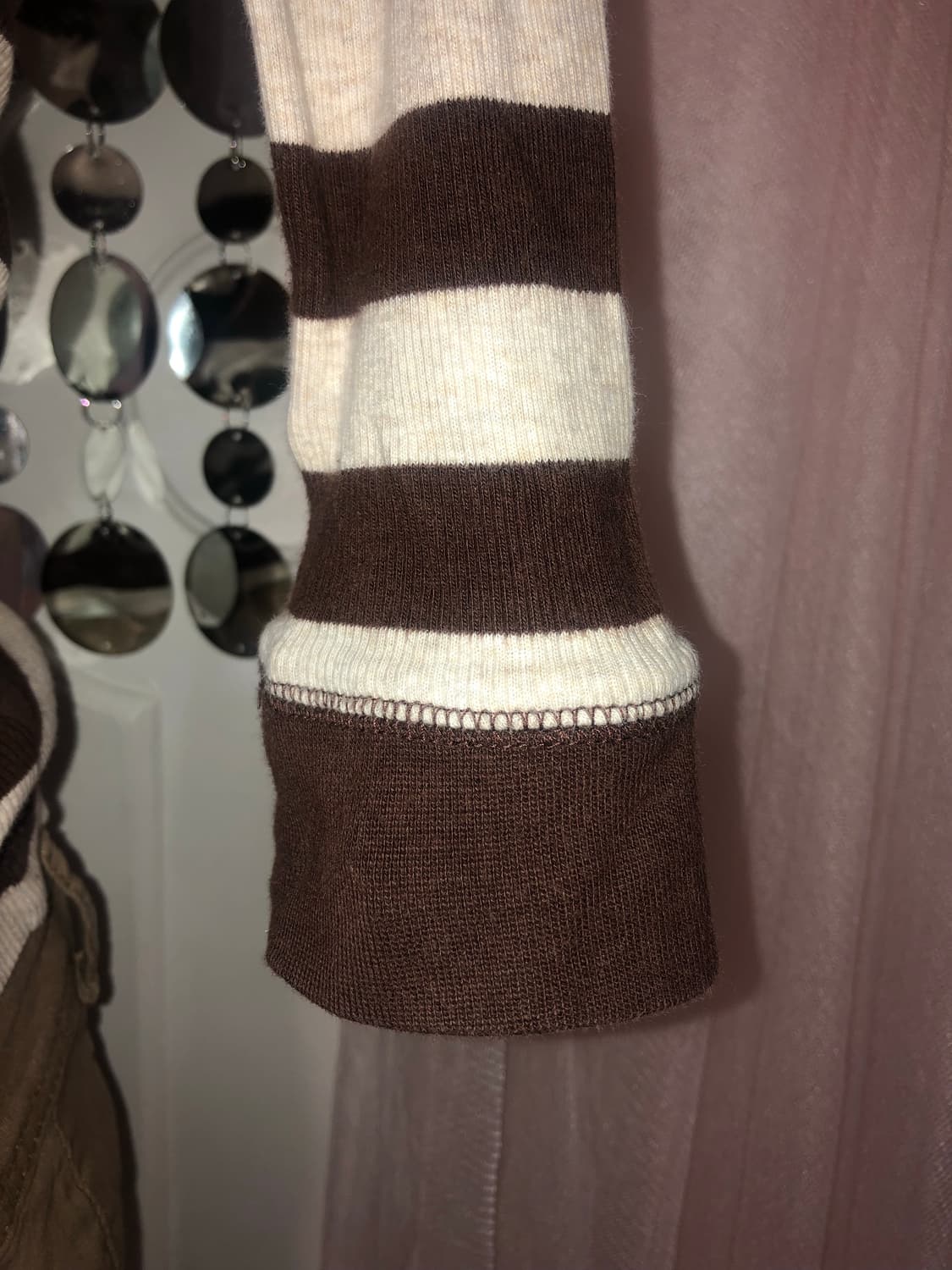 brown choco stripe top 상품이미지3
