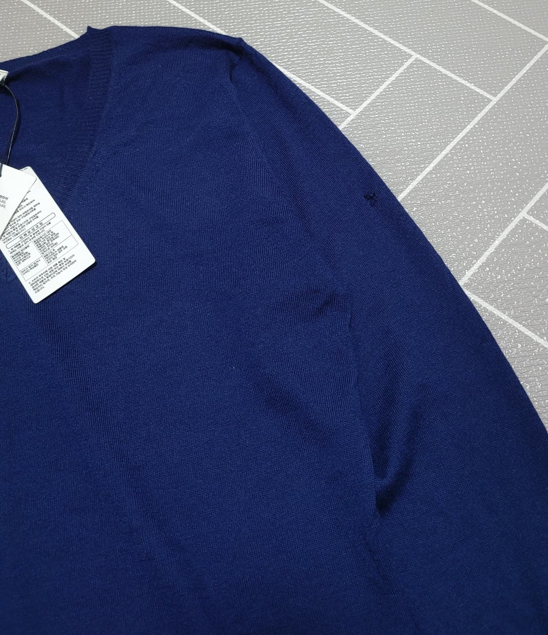 새상품) 무인양품 무지 라보 캐시미어 브이넥 니트 스웨터 L 상품이미지7