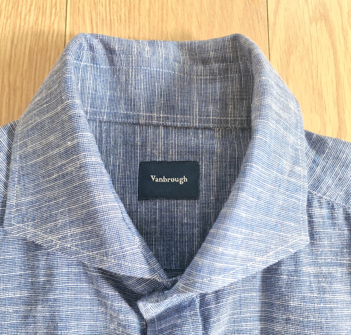 밴브루 코튼 린넨 셔츠 100 상품이미지3