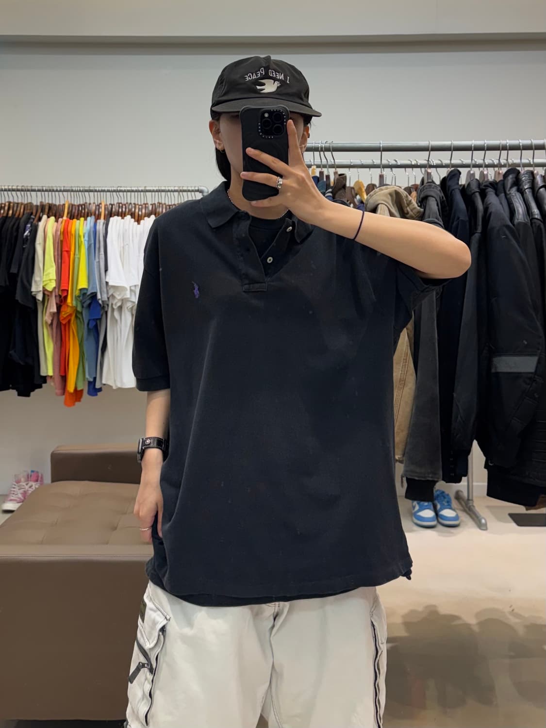 폴로 랄프로렌 카라티 블랙 상품이미지5