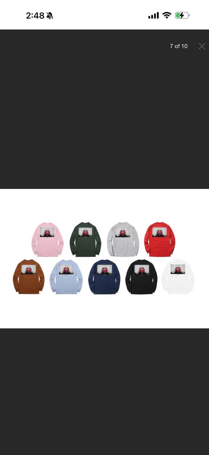 [M] 슈프림 아라키 Araki Orchid 롱슬리브 티 블랙 상품이미지4