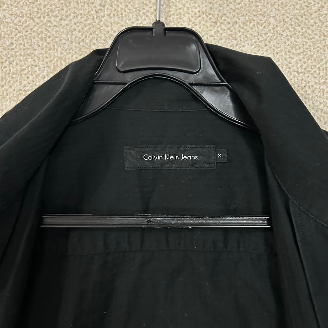 (XL) 켈빈클라인 블랙 워크셔츠 집업 자켓 상품이미지8